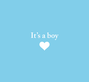 It's a boy minimal