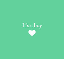 Load image into Gallery viewer, It&#39;s a boy minimal
