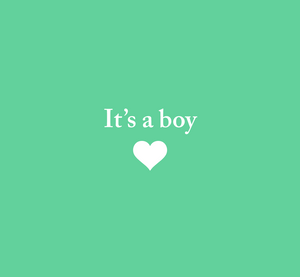 It's a boy minimal