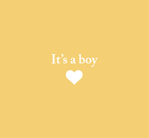 It's a boy minimal