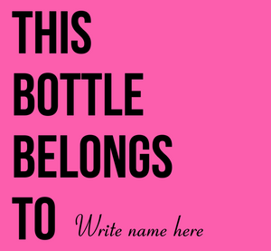 This bottle belongs to